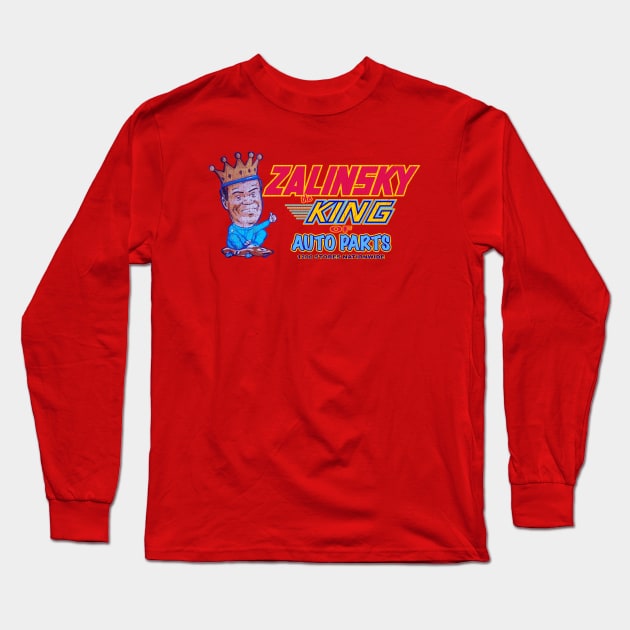 ZALINSKY King of Auto Parts (2) Long Sleeve T-Shirt by trev4000